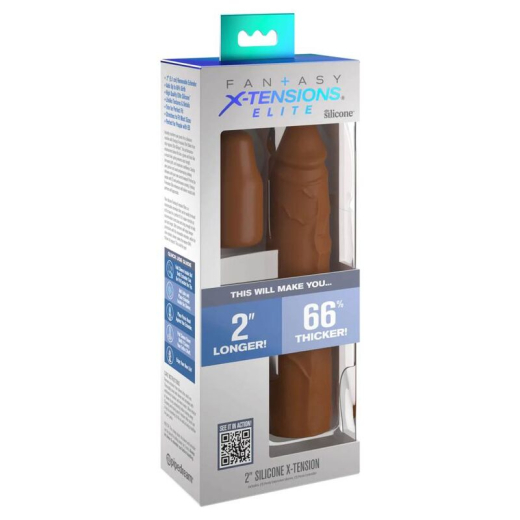 FANTASY X- TENSIONS - PIPEDREAMS H�LSE 20,32 CM + 5,00 CM ZOLL STECKER KARAMELL