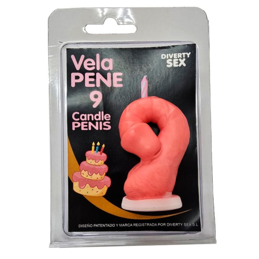 DIABLO PICANTE � PENISKERZE IN FORM DER ZAHL 9, ROSA FARBE