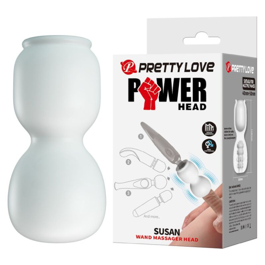 PRETTY LOVE � SUSAN POWER HEAD WAND MASSAGEAUFSATZ � 6,5 CM