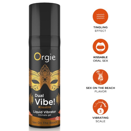 ORGIE - DOPPELVIBRATOR! SEX AM STRAND K�SSER FL�SSIGVIBRATOR 15 ML