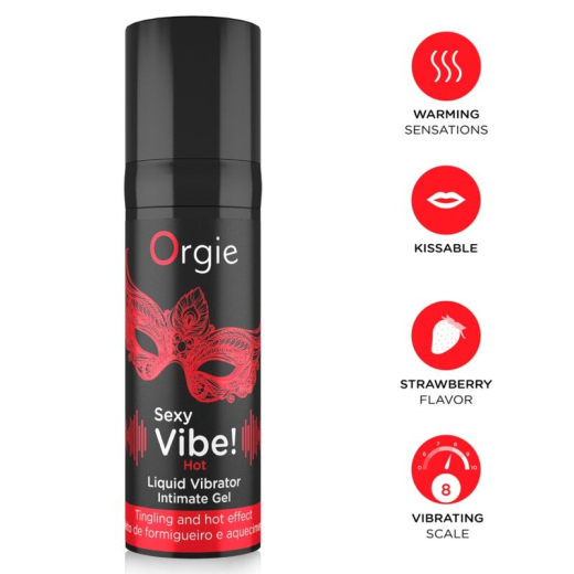 ORGIE - SEXY VIBE! HEISSER, W�RMENDE FL�SSIGKEITSVIBRATOR 15 ML