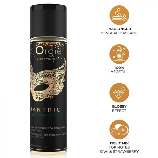 ORGIE - TANTRISCHER HIMMLISCHER DUFT, SINNLICHES MASSAGE�L, 200 ML