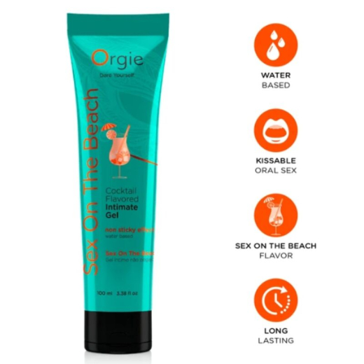 ORGIE - GLEITMITTEL-COCKTAIL-SEX AM STRAND, K�SSEBARES, WASSERBASIERTES INTIMGEL, 100 ML