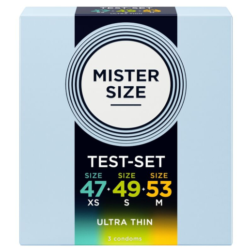 MISTER SIZE - MUSTERPACKUNG KONDOMGR�SSE 47-49-53 MM (3 EINHEITEN)