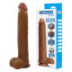 PRETTY LOVE - DANY REALISTISCHER FLEXIBLER DILDO MIT SAUGNAPF 36 CM -�- 5,6 CM BRAUN