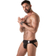 LOCKER GEAR - BREITER TAILBAND-JOCKSTRAP SCHWARZ L