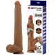 PRETTY LOVE - VIGGO REALISTISCHER, WEICHES HAUTGLEITENDER DILDO, 36,5 CM, BRAUN