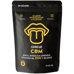 WUG CUM � Funktioneller Kaugummi mit Bananengeschmack zur Steigerung der m�nnlichen Fruchtbarkeit, Vitalit�t und Energie