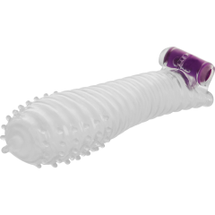 OHMAMA - STRUKTURIERTE PENISH�LLE MIT VIBRIERENDER KUGEL