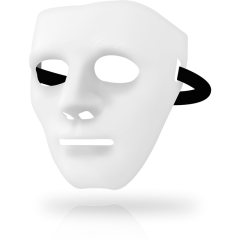 OHMAMA - MASKEN, WEISSE MASKE, EINE GR�SSE