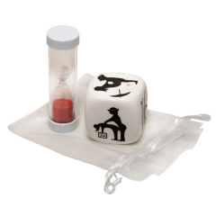 DIABLO PICANTE - K�RPERHALTUNGSW�RFELSPIEL MIT SANDUHR