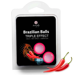 SECRETPLAY - SET 2 BRASILIANISCHE B�LLE DREIFACH-EFFEKT