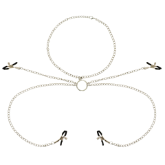OHMAMA FETISCH 4 NIPPELKLEMMEN MIT KETTE