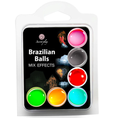 SECRET PLAY - SET 6 BRASILIANISCHE B�LLE MIX-EFFEKT
