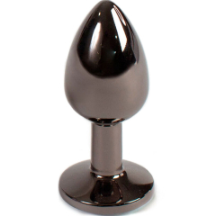 SECRETPLAY - GUNMETAL BUTT PLUG KLEINE GR�SSE 7 CM