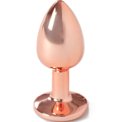 SECRETPLAY - METALL-BUTT-PLUG ROS�GOLD, KLEINE GR�SSE 7 CM