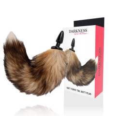 DARKNESS - NAT�RLICHER SCHWANZ MIT SILIKON-ANALSPlug 10 CM