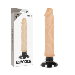 BASECOCK - REALISTISCHER VIBRATOR 2-1 NAT�RLICH 20 CM -O- 4 CM