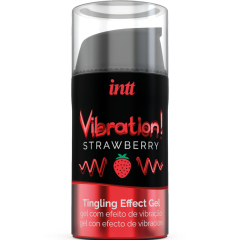 INTT - KRAFTVOLLES INTIMSTIMULIERENDES FL�SSIGES VIBRATIONSGEL ERDBEERE 15 ML