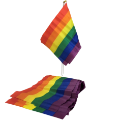 PRIDE - LGBT-FLAGGE, KLEINE FLAGGE, BANNER