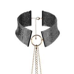 BIJOUX INDISCRETS - D�SIR M�TALLIQUE SCHWARZE METALLIC-HALSKETTE
