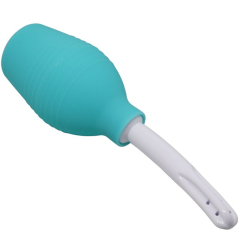 MR PLAY - ANAL-BIRNE-BLAUE GUMMI-DUSCHE