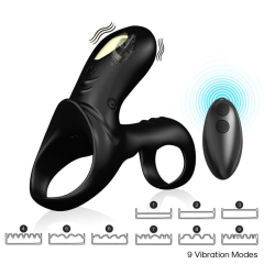 ARMONY - RANGER DOPPELVIBRATORRING F�R PAARE SCHWARZ