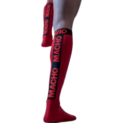 MACHO - D�NNE SOCKEN EINHEITSGR�SSE ROT
