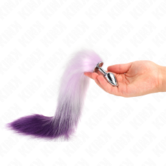 KINK - ANAL PLUG GR�SSE S 7 X 3 CM MIT KUNSTSTOFFSCHWANZ 40 CM LILA