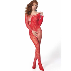 PASSION - BS 107 BODYSTOCKING ROT EINE GR�SSE