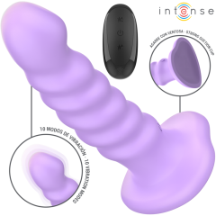 INTENSE - BRENDA VIBRATOR GR�SSE M SPIRALENDESIGN 10 VIBRATIONEN LILA FERNBEDIENUNG