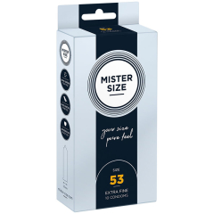MISTER SIZE - KONDOMGR�SSE M 53 MM (10 EINHEITEN)