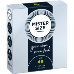 MISTER SIZE - KONDOMGR�SSE S 49 MM (3 EINHEITEN)