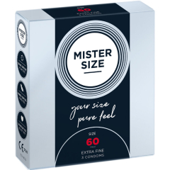 MISTER SIZE - KONDOMGR�SSE XL 60 MM (3 EINHEITEN)