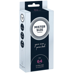MISTER SIZE - KONDOME GR�SSE XXL 64 MM (10 EINHEITEN)