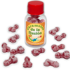 DIABLO PICANTE - 12 PENISF�RMIGE ILLUSIONSBONBONS ERDBEERE/KIRSCHE