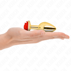 KINK - PLUG ANAL GOLD ROSE ROT GR�SSE M