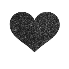 BIJOUX INDISCRETS - FLASH BLACK HEART NIPPLE CUTS