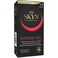 SKYN - KONDOM MIT INTENSIVEM GEF�HL UND STRUKTURIERTEM WELLENDESIGN, 10 EINHEITEN