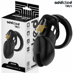 ADDICTED TOYS LOCKED - OBSIDIAN HOLD PENISK�FIG GR�SSE M