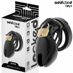 ADDICTED TOYS LOCKED - OBSIDIAN HOLD PENISK�FIG GR�SSE S
