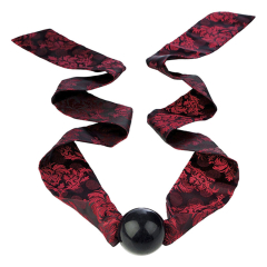 CALEXOTICS - SCANDAL BALL GAG MIT SCHWARZ/ROTER SCHLEIFE