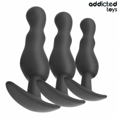 ADDICTED TOYS - 3ER-SET ANALPLUG MODELL 1