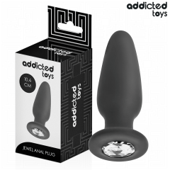 ADDICTED TOYS - ANAL PLUG MIT JUWEL GR�SSE M 10,4 CM