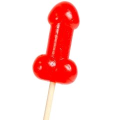SECRETPLAY - CHERRY CANDY PENIS LOLLIPOP MIT W�RZIGEM HITZEEFFEKT
