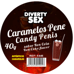 DIABLO PICANTE � 20 PENIS-S�SSIGKEITEN MIT RON-COLA-AROMA