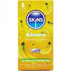 SKINS - BANANA PREMIUM KONDOME PACKUNG 8