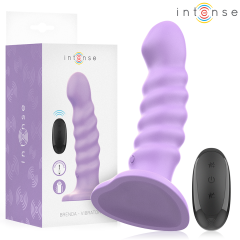INTENSE - BRENDA VIBRATOR GR�SSE M SPIRALENDESIGN 10 VIBRATIONEN LILA FERNBEDIENUNG