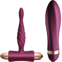 CLIMAXIMUM - DARE KIT TWISTED VIBRATOR + ANAL PLUG ANF�NGER