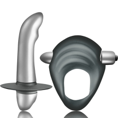 CLIMAXIMUM - ENTICE KIT COCK RING + PROSTATA VIBRATOR ANF�NGER